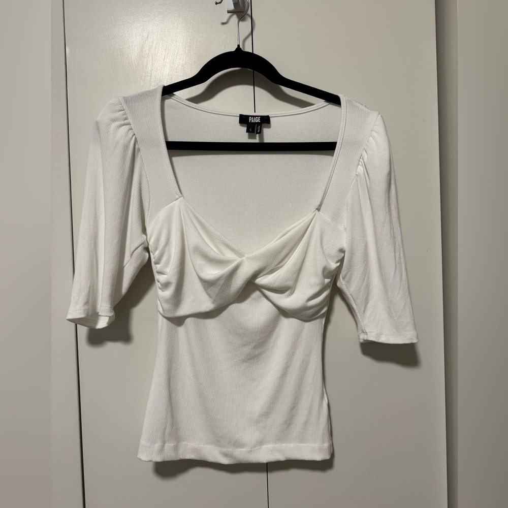 PAIGE Elegant White Blouse